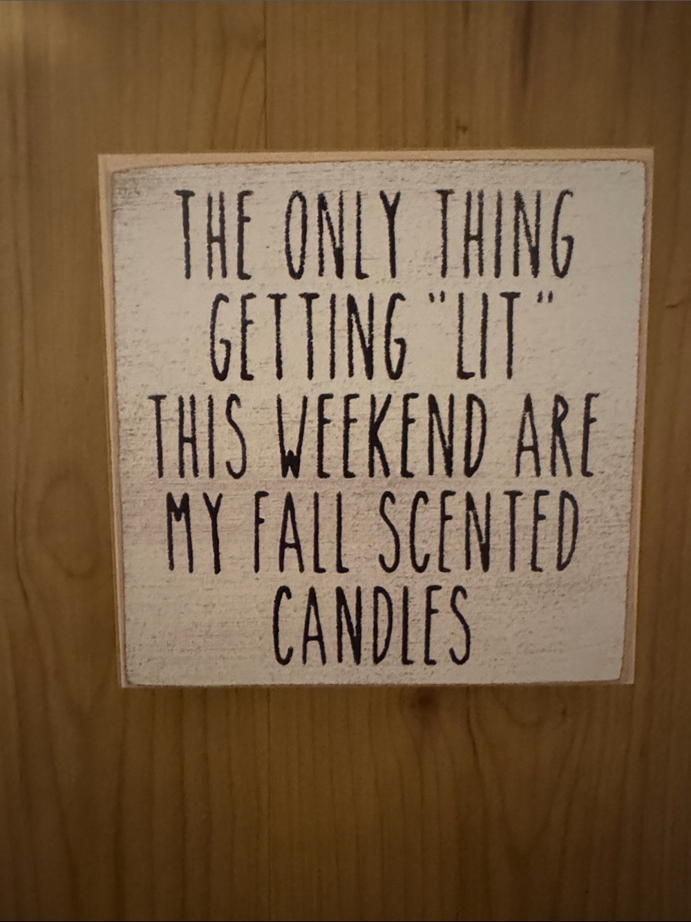Fall - Funny Wooden Shelf Sitter
